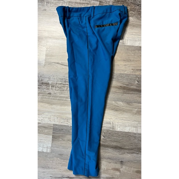 Mossimo : teal stretch capri pants - Picture 7 of 12